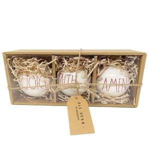 Rae Dunn Ornament Set